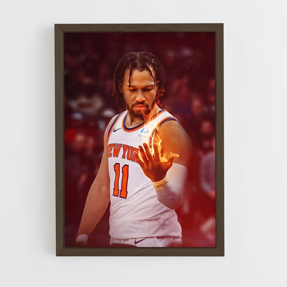 Poster Jalen brunson dribble – affiche Basketball (vue 5)